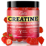 Hoozzch Creatine Gummies frambuesa envase: energía para entrenos diarios