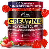 Hoozzch Creatine Gummies, porción de 4 gomitas para 5 g, uso diario.