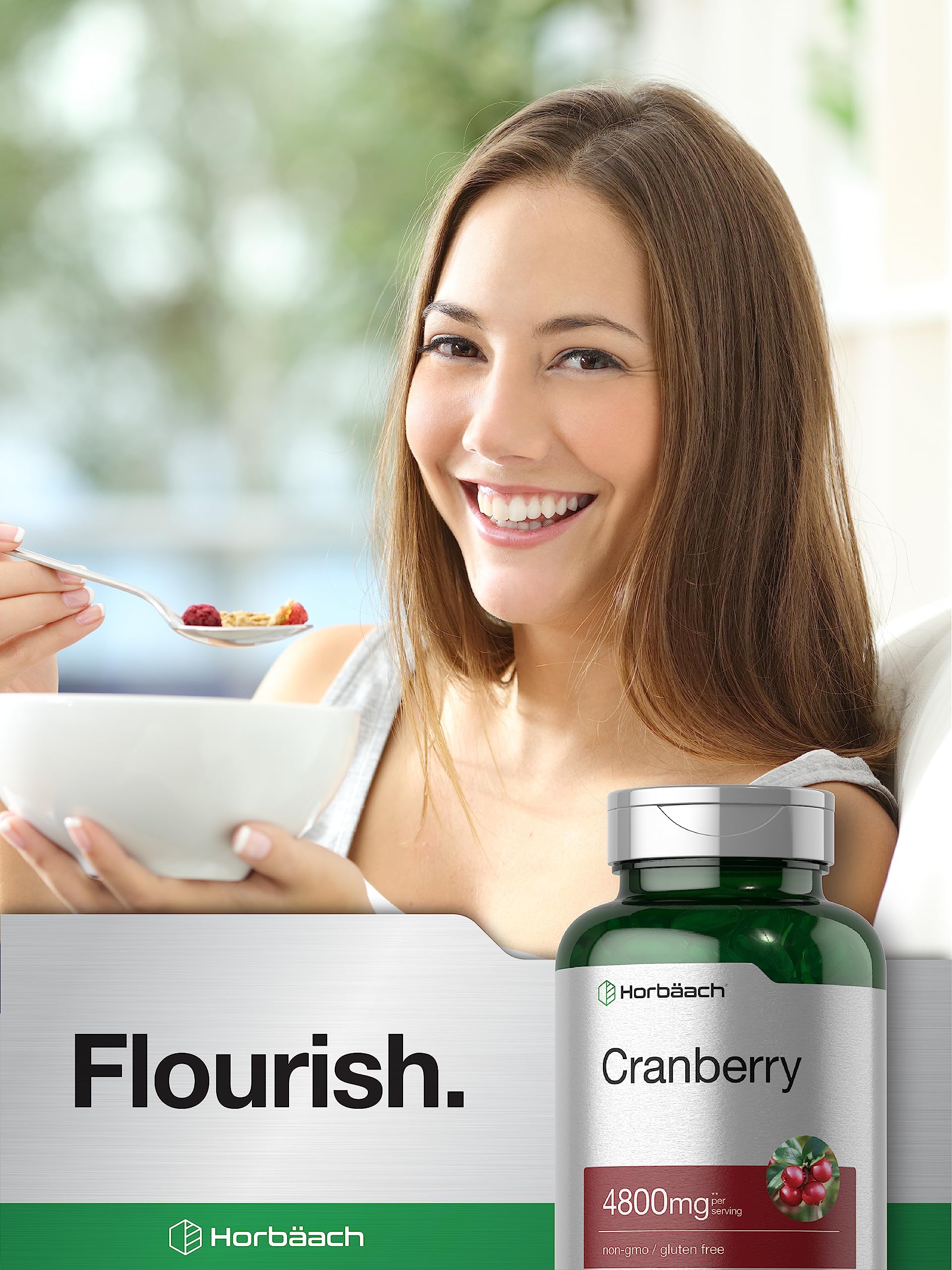 Suplementos de arándano Horbäach, vitamina C natural para cuidado diario