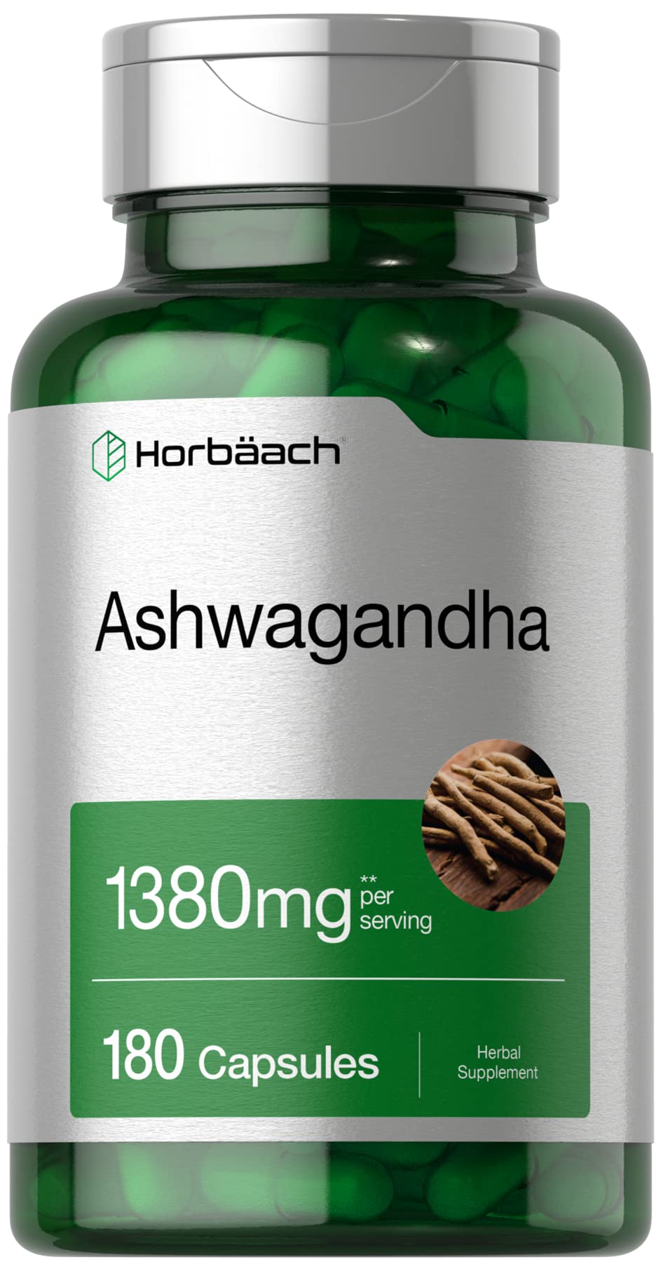 Horbäach Ashwagandha – raíz en cápsulas para equilibrio diario