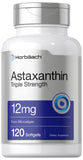 Horbäach Astaxantina: botella con softgeles para uso diario