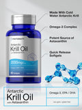 Astaxantina en Horbäach Krill Antártico para antioxidantes naturales