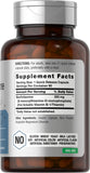 Etiqueta clara en la caja de Horbaach Benfotiamina 300 mg.