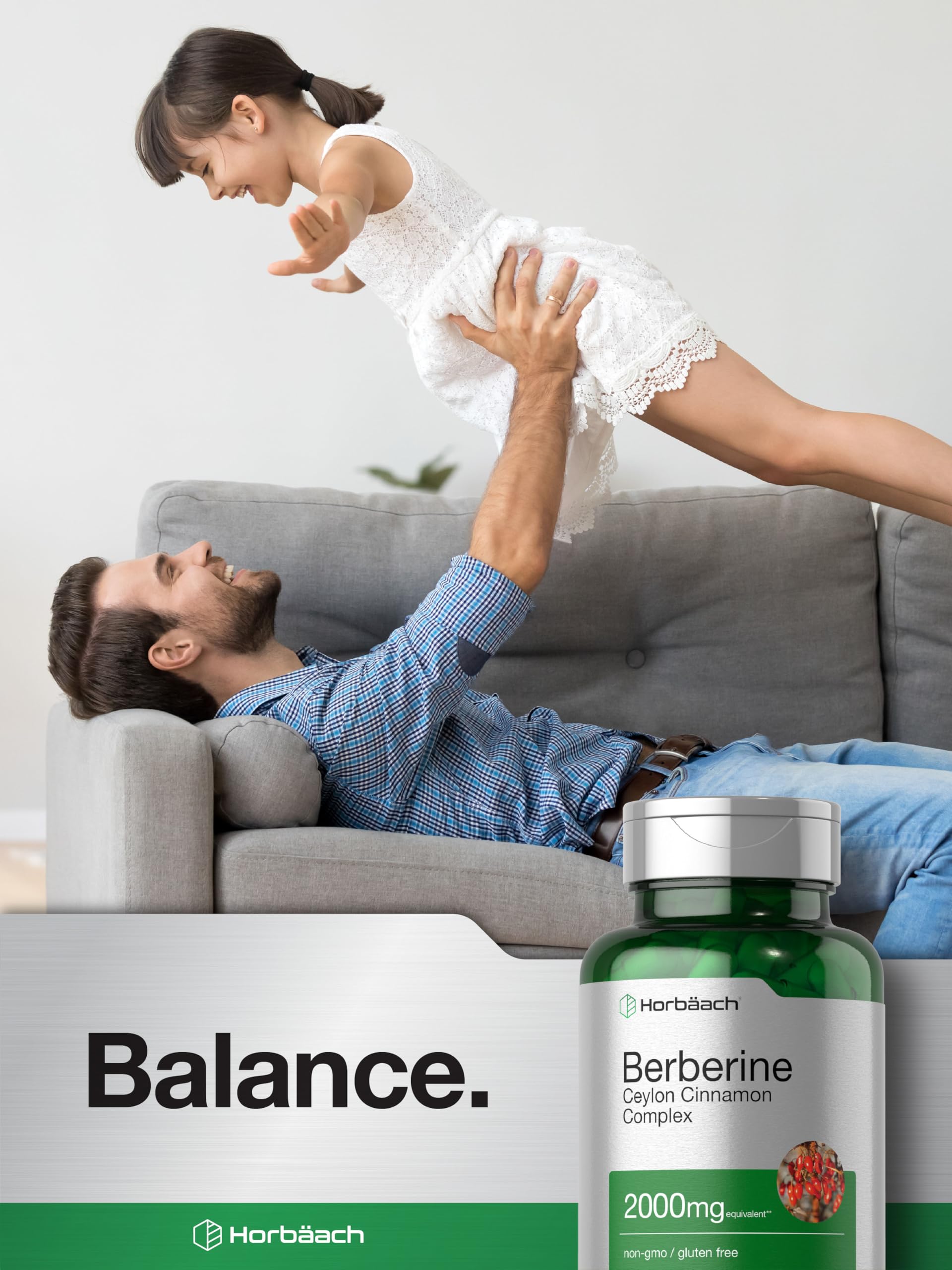Horbäach Berberina Ceilán, sin sabores artificiales para pureza.