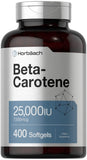 Horbäach Beta Carotene cápsulas suaves de liberación rápida para apoyo diario.