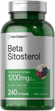 Horbäach Beta Sitosterol en botella frente para bienestar diario