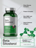 Horbäach Beta Sitosterol etiqueta del producto para ver ingredientes
