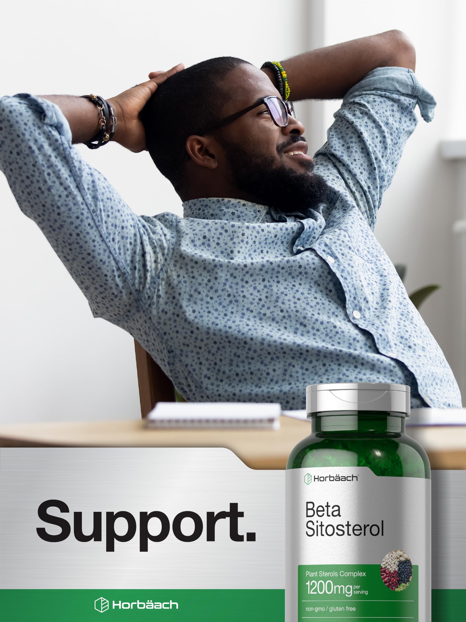 Horbäach Beta Sitosterol uso diario para bienestar general