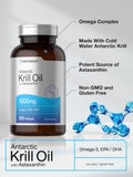 Horbaach caja krill omega-3, empaque práctico para despensa