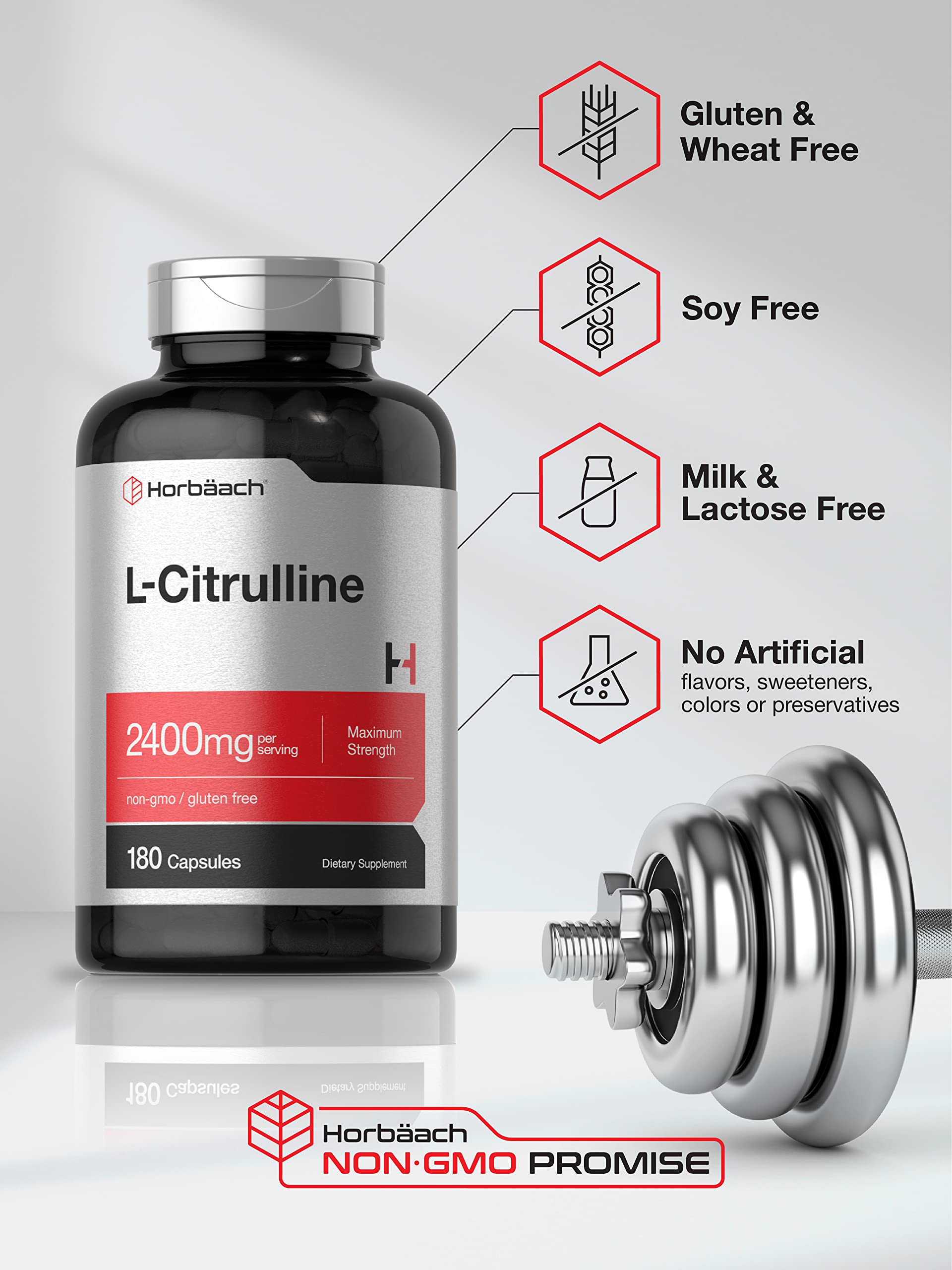 Horbaach Citrulina sin gluten: opción apta para dietas.