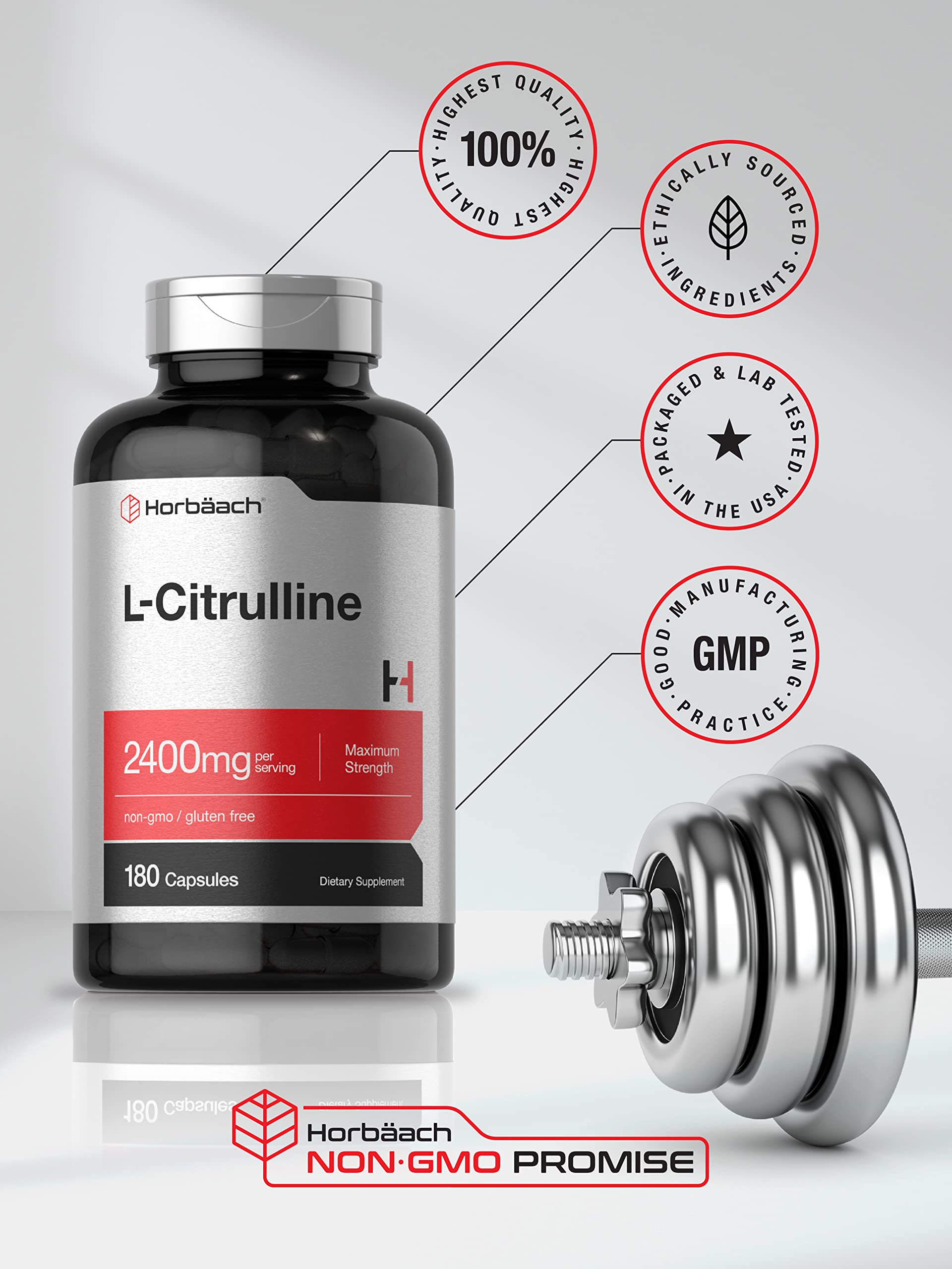 Horbaach Citrulina sin soja: apta para sensibilidades alimentarias.