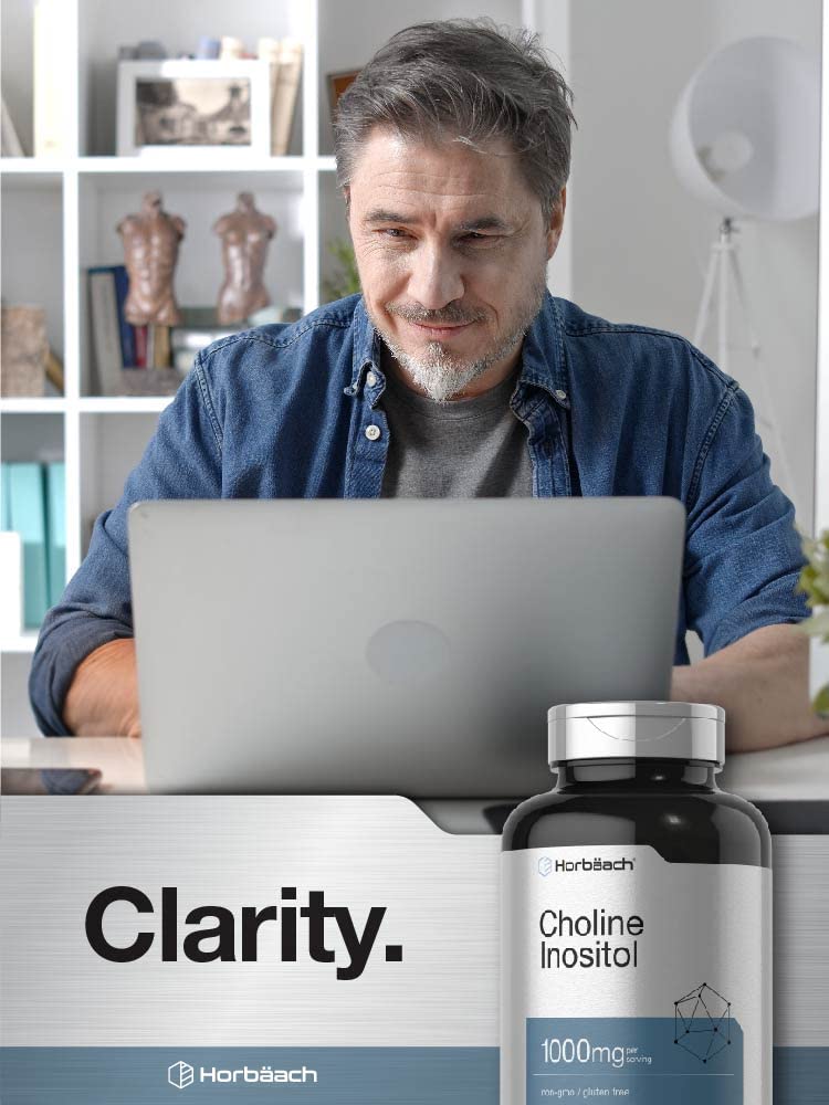 Horbaach Colina Inositol 1000 mg: presentación elegante en caja.