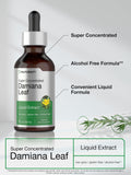 Horbáach Damiana botella en mesa: presentación limpia para consumo consciente
