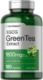 Horbäach EGCG té verde cápsulas en caja, ideal para iniciar una rutina diaria de antioxidantes.