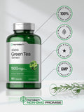 Ingredientes de Horbäach EGCG té verde, transparencia de composición por pruebas de laboratorio.