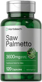 Horbäach Extracto Saw Palmetto, empaque visible, cápsulas fáciles de incorporar a la rutina diaria.