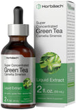 Horbäach extracto de té verde en gotas en botella para bebidas