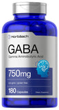 Horbaach GABA 750 mg, frasco de cápsulas, liberación rápida para relajación diaria