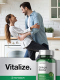 Horbäach Ginkgo Biloba: frasco mostrando formato vegetariano y pureza