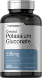 Horbäach gluconato de potasio 595 mg, comprimidos vegetales para uso diario