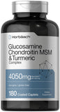 Botella Horbäach Glucosamina Condroitina MSM con cúrcuma para movilidad diaria