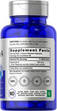 Etiqueta frontal de Horbäach Huperzine A con dosis de 400 mcg destacada