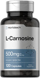 Horbäach L-Carnosina 500 mg en botella, posible uso diario