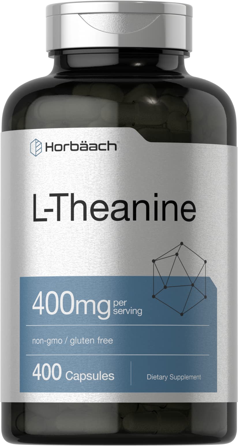 Horbaach L-Teanina 400 mg, cápsulas, bote: posible apoyo para concentración estable