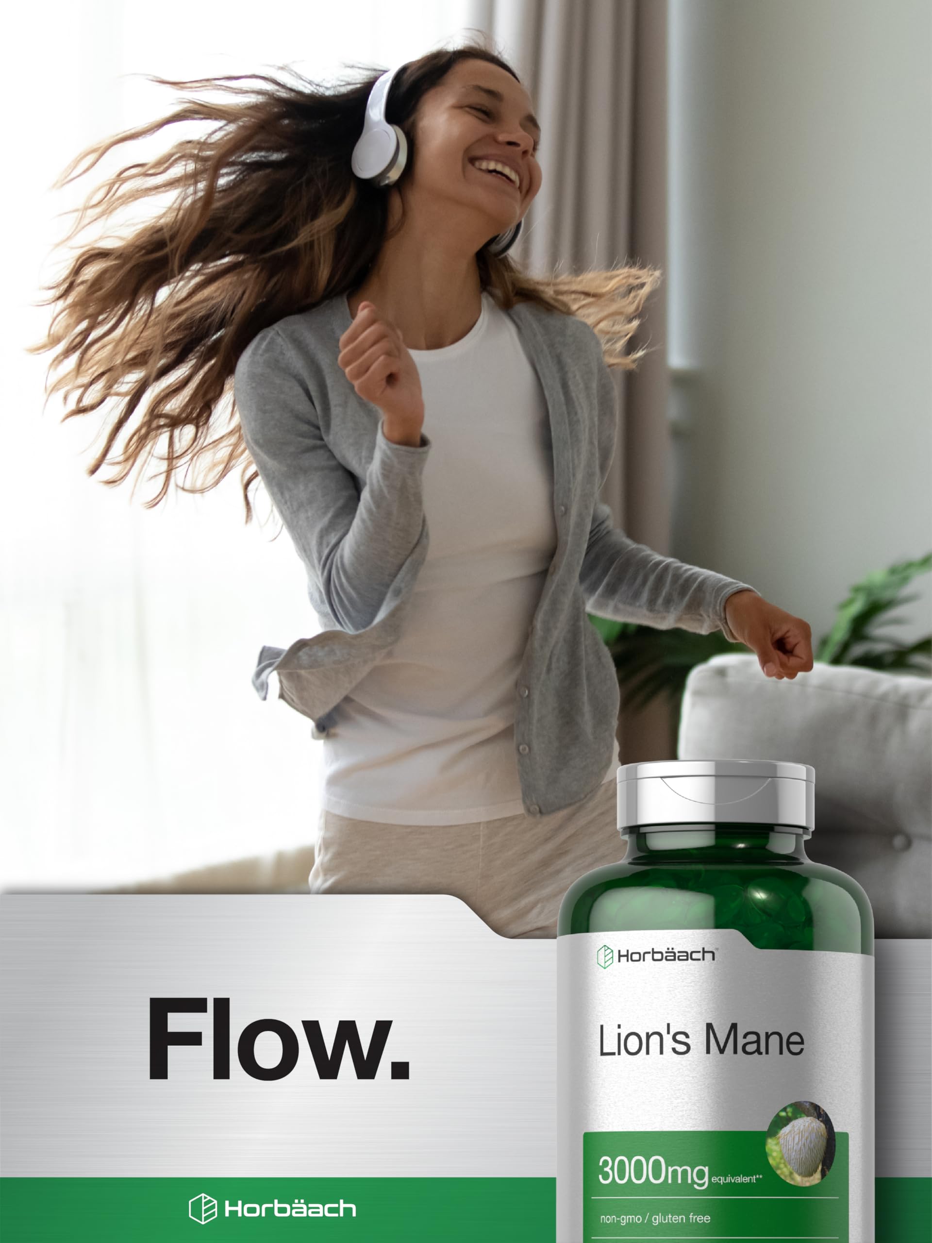 Cápsulas absorbibles Lions Mane, experiencia suave y rápida de absorción.