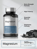 Fórmula vegetariana de Horbaach Magnesio 500 mg, pureza y calidad.