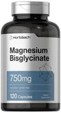 Producto Horbäach Magnesium Bisglycinate, cápsulas de 750 mg para uso diario.