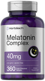 Horbäach Melatonina 40 mg, tabletas de disolucion rápida para apoyar el descanso nocturno