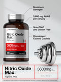 Horbäach Nitric Oxide Max 3600mg — detalle de etiqueta y pureza