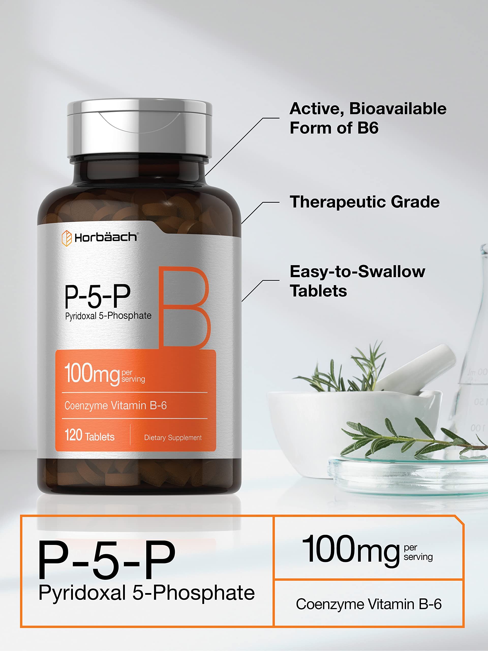 Horbäach P5P sin gluten, opción apta para dietas específicas.