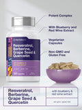 Horbaach resveratrol berberina uva semilla ingredientes puros