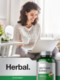 Producto sin gluten ni OGM, Horbaach Cardo Mariano para tranquilidad.