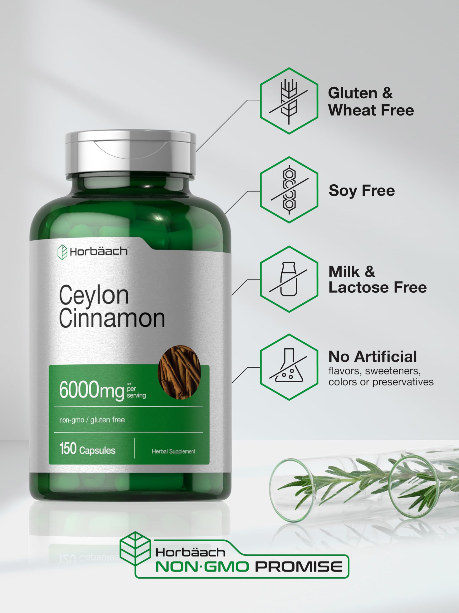 Horbaach sin gluten y sin lactosa apto para dietas sensibles