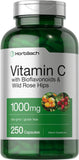 Horbäach Vitamina C 1000 mg en cápsulas, aporte diario de energía