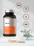 Horbäach Vitamina E 1000 UI, cápsulas listas para consumo diario