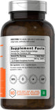 Horbäach Vitamina E 1000 UI, etiqueta clara y legible para identificar el producto