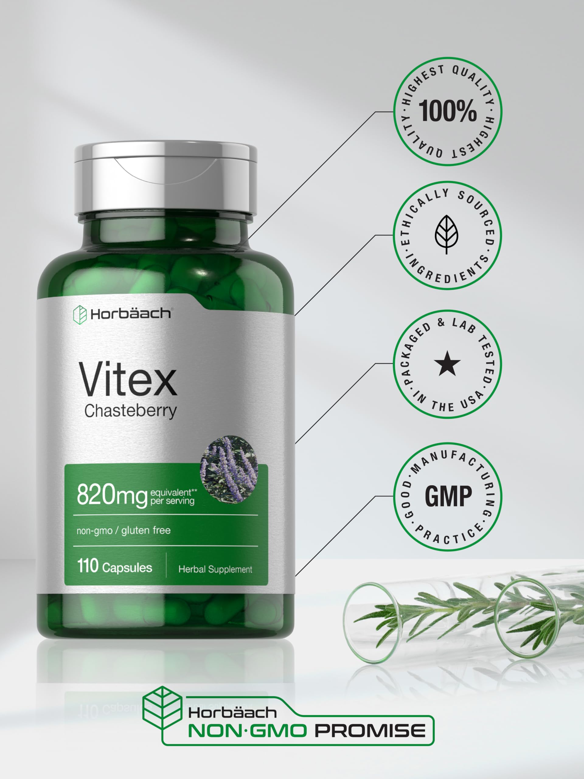 Vitex Horbaach: cápsulas de liberación rápida para uso práctico.