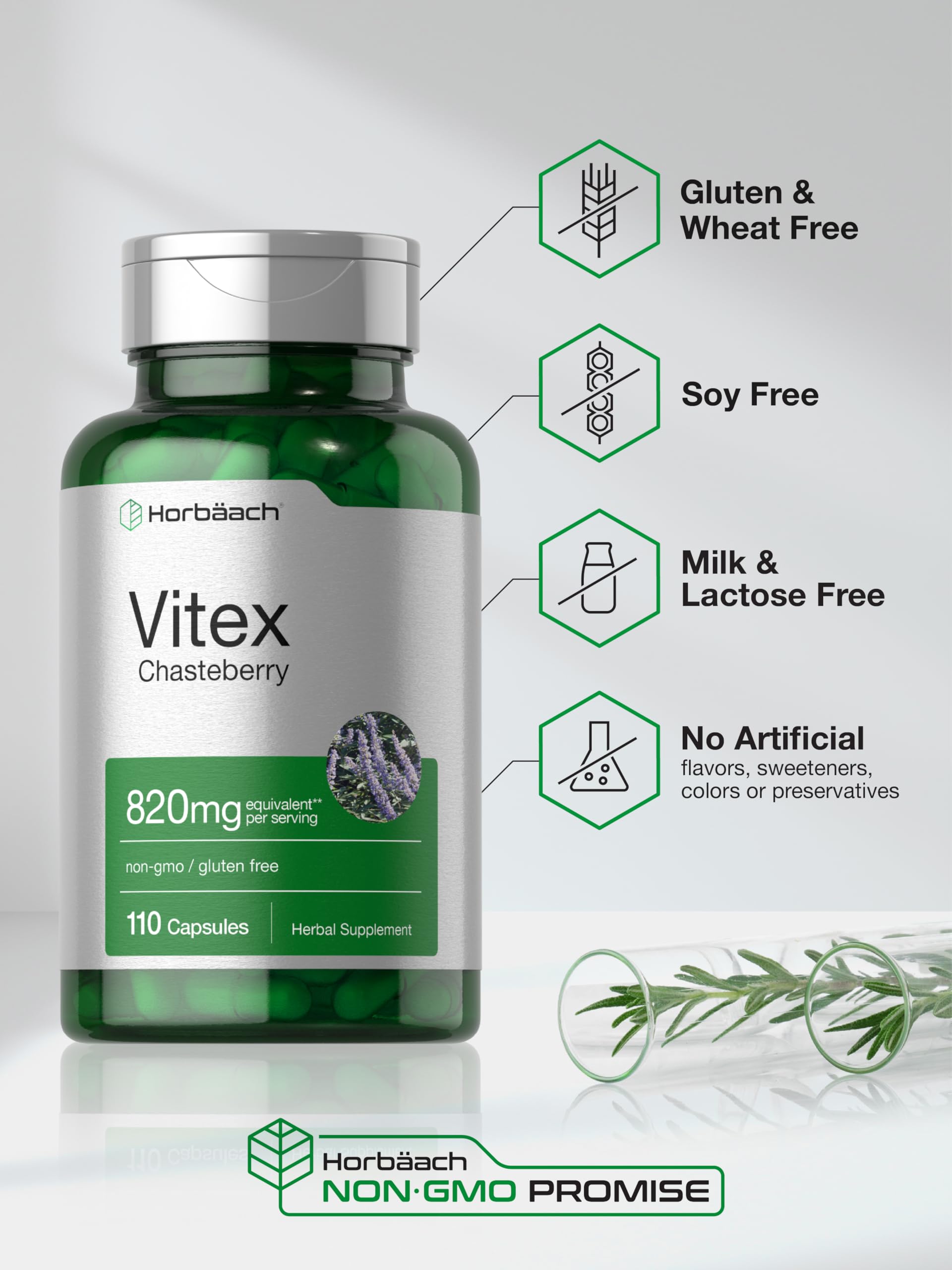 Vitex Horbaach: fruta mediterránea utilizada en la fórmula.