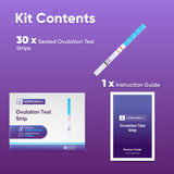Caja portátil Hormonelife para llevar detección LH de forma discreta.