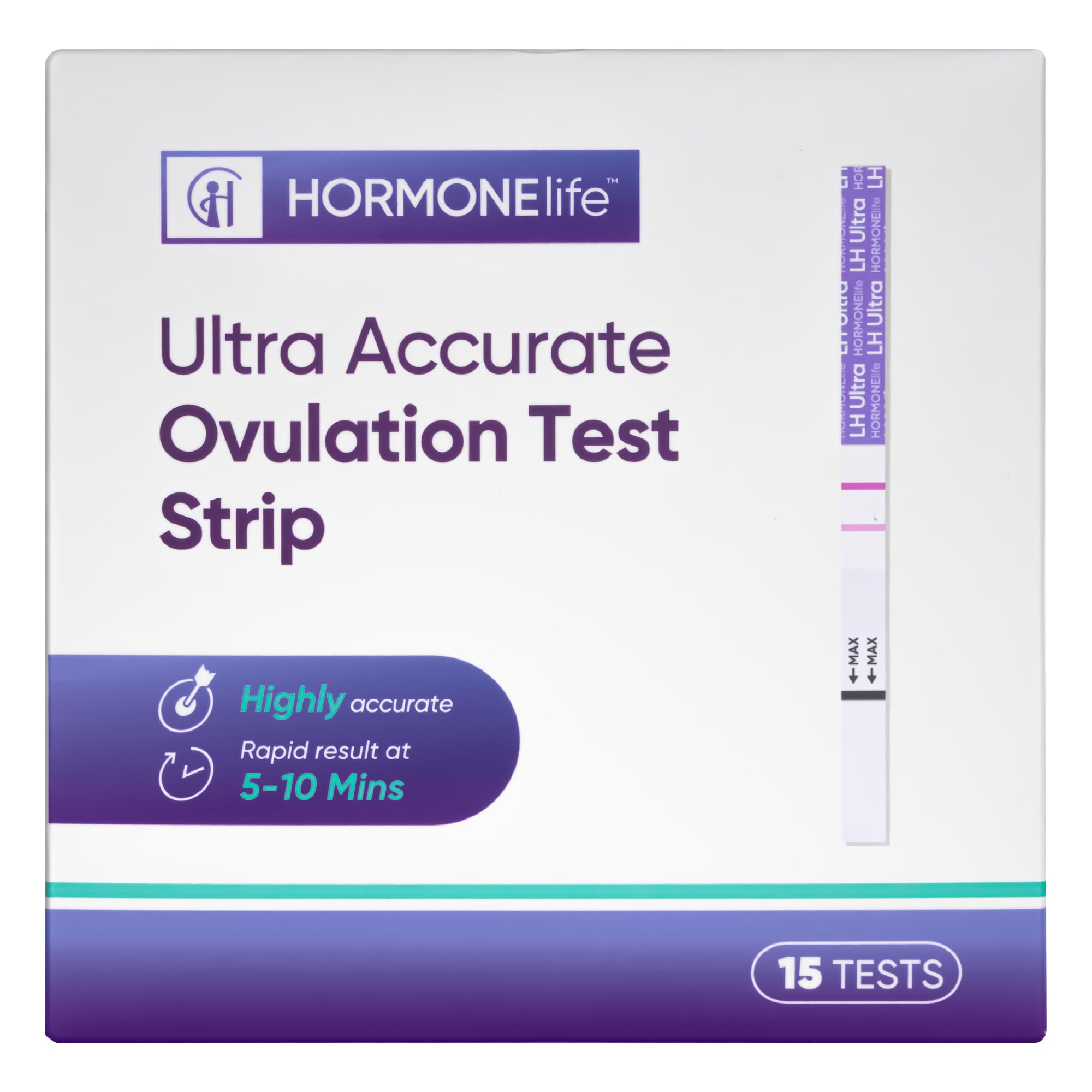 Hormonelife tiras ovulación lh precisas para detectar picos de fertilidad.
