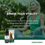 Host Defense Chaga Extract, frasco-60-servicios: porciones simples para la semana.