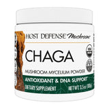 Host Defense Polvo de Chaga en envase, posible apoyo antioxidante diario