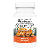 Host Defense Cordyceps frasco de cápsulas para apoyo inmune y energía diaria.