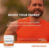 Cordyceps para salud renal y actividad antioxidante en una dieta equilibrada.