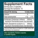 Ingredientes cordyceps y reishi de CordyChi para apoyo inmunológico