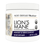 Host Defense Lion's Mane polv o, frasco de 7 oz, apoyo a la concentración